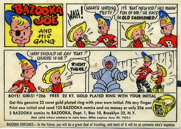 Bazooka Joe comic