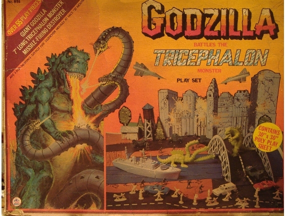 Godzilla vs Tricephalon Monster