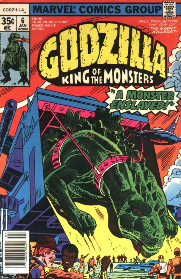Godzilla Marvel 6 cover