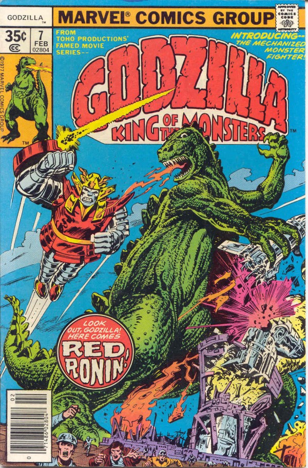 Godzilla Marvel 7 cover