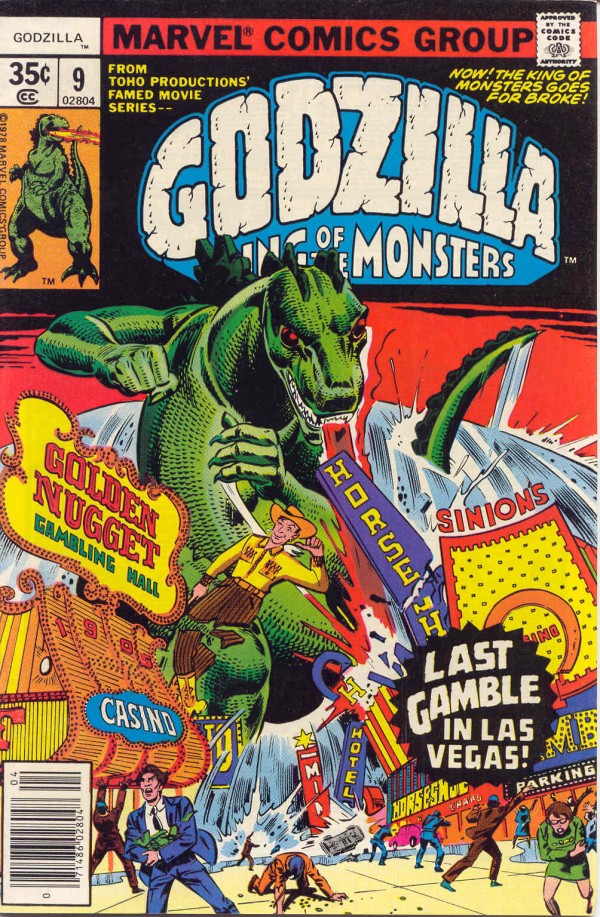 Godzilla Marvel 9 cover