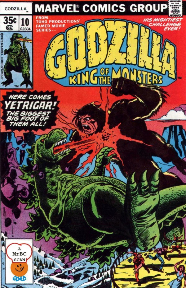 Godzilla Marvel 10 cover