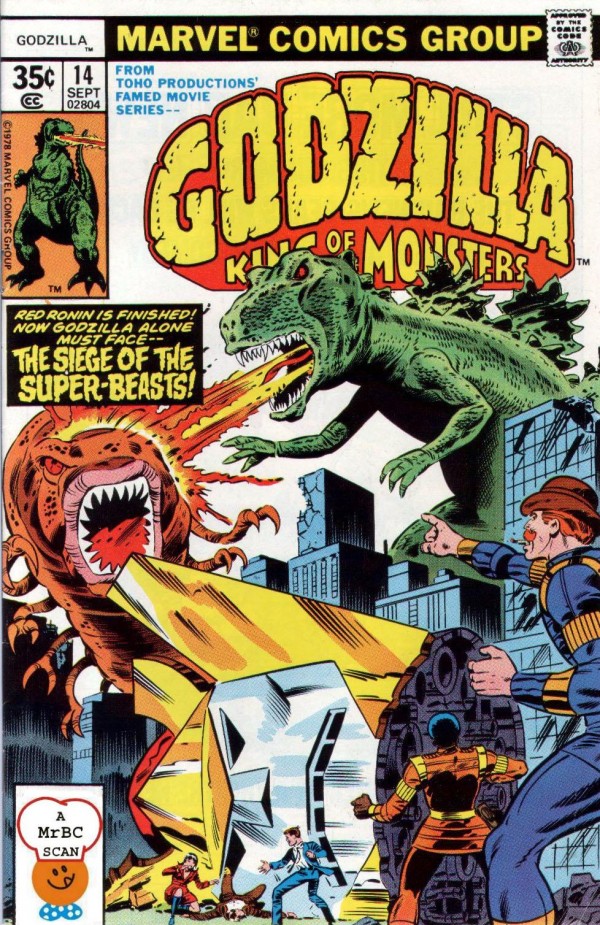 Godzilla Marvel 14 cover