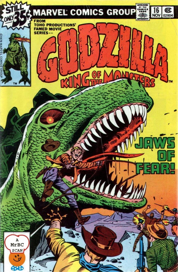 Godzilla Marvel 16 cover