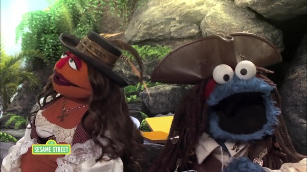Cookie Monster Pirates Caribbean
