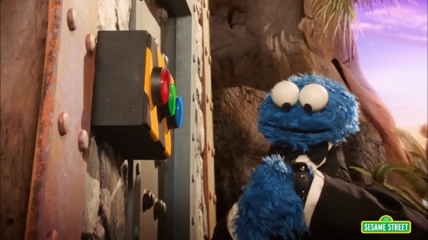 Cookie Monster Spy who loved Cookies