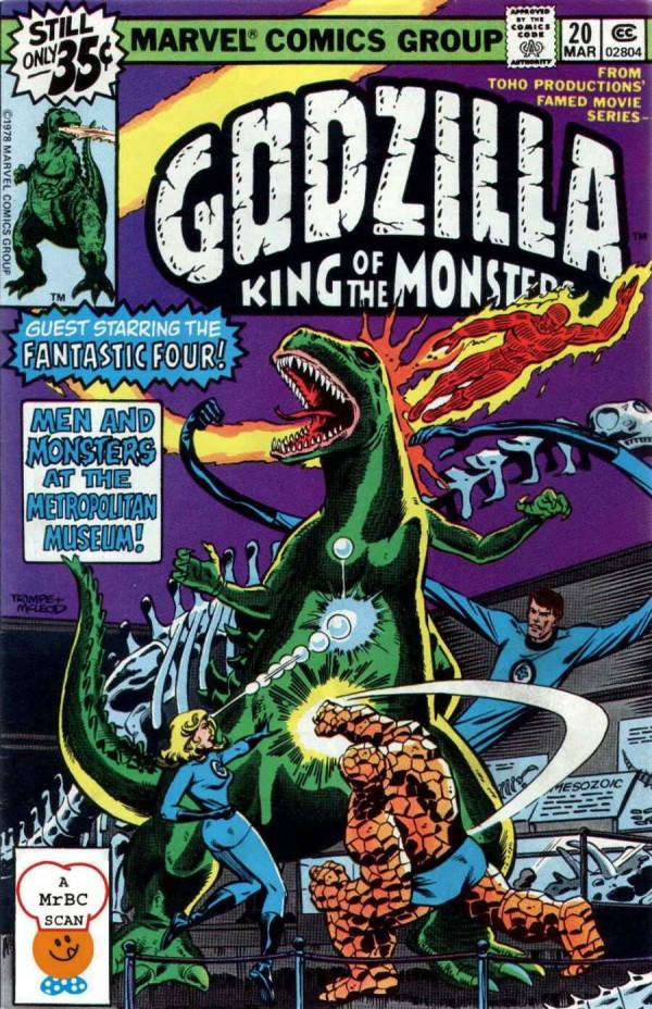 Godzilla Marvel 20 cover