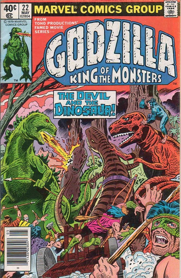 Godzilla Marvel 22 cover