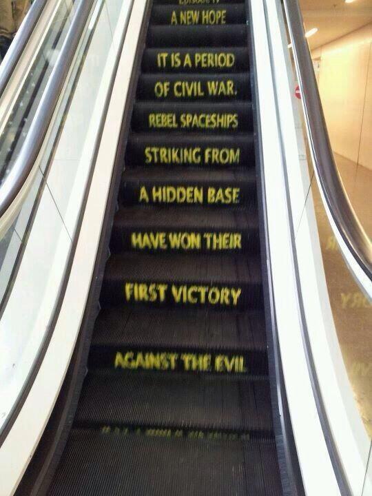 Star Wars Escalator