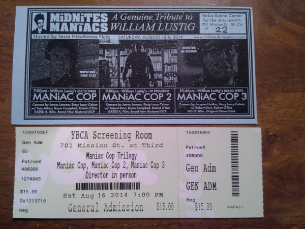 Midnites for Maniacs Ticket