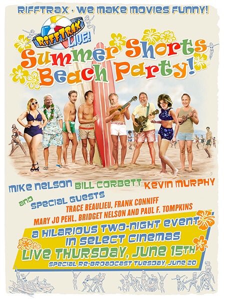 RiffTrax Summer Shorts beach party