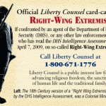 Liberty Counsel Right Wing Extremist