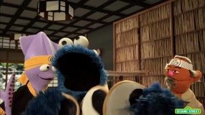 cookie monster karate kid