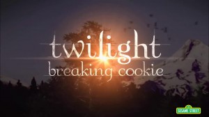 Twilight Breaking Cookie Sesame Street Cookie Monster