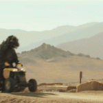 Godzilla four wheeler jump